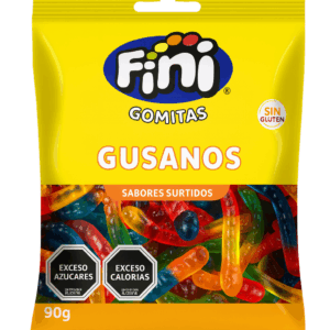 GOMITAS GUSANOS DULCE FINI 90GX12