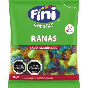 GOMITAS RANAS FINI 80GX12