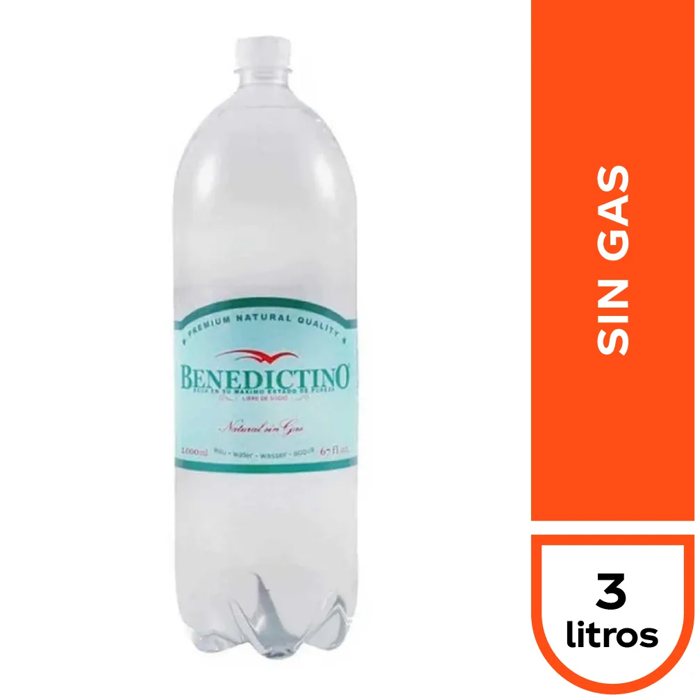 AGUA BENEDICTINO SG 3 LT