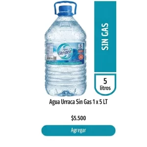 AGUA 5 LITROS URRACA