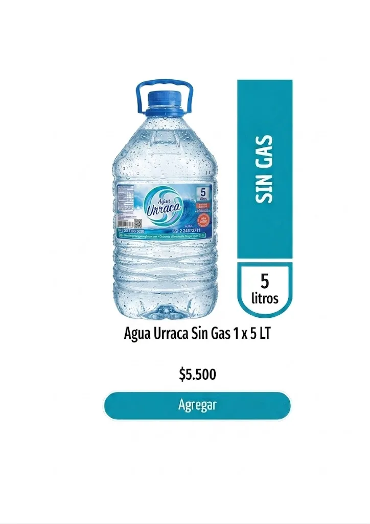 AGUA 5 LITROS URRACA