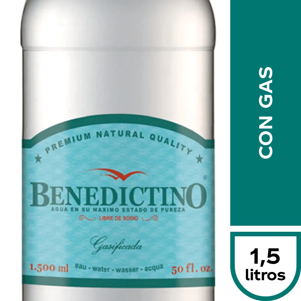 AGUA BENEDICTINO CG 1.5 LT
