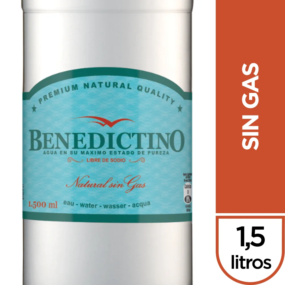AGUA BENEDICTINO CG 1.5 LT