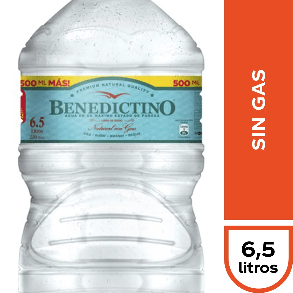 AGUA BENEDICTINO SG 6.5 LT