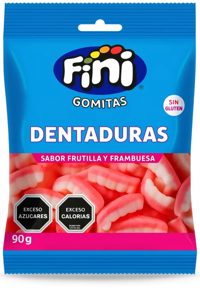 GOMITAS DENTADURAS DULCE FINI 90GX12