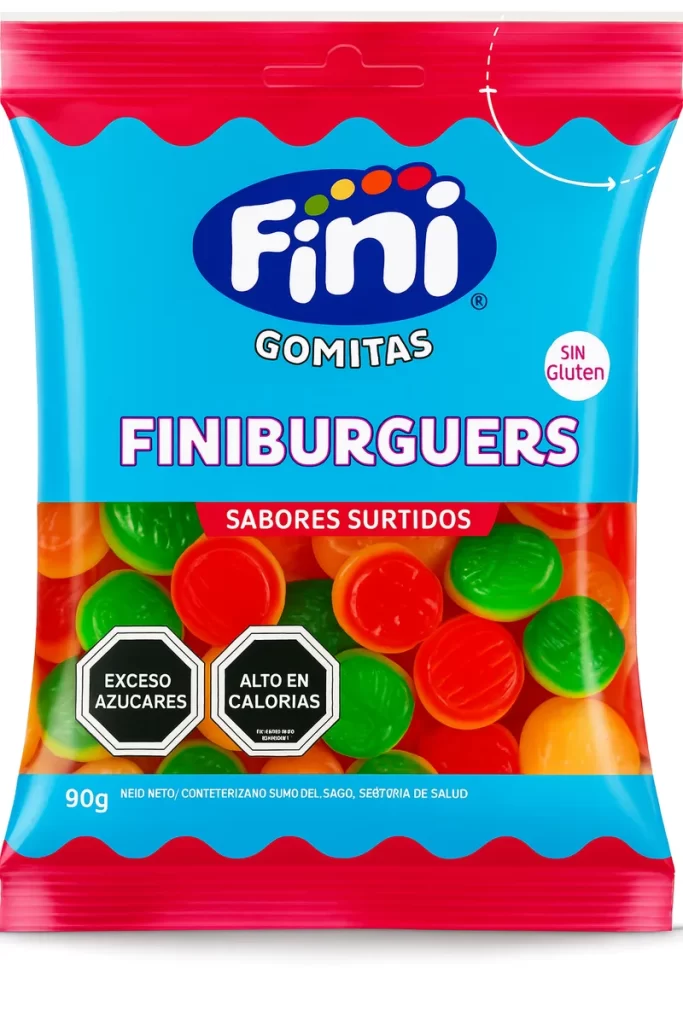 GOMITAS HAMBURGUESAS DULCE FINI 90GX12