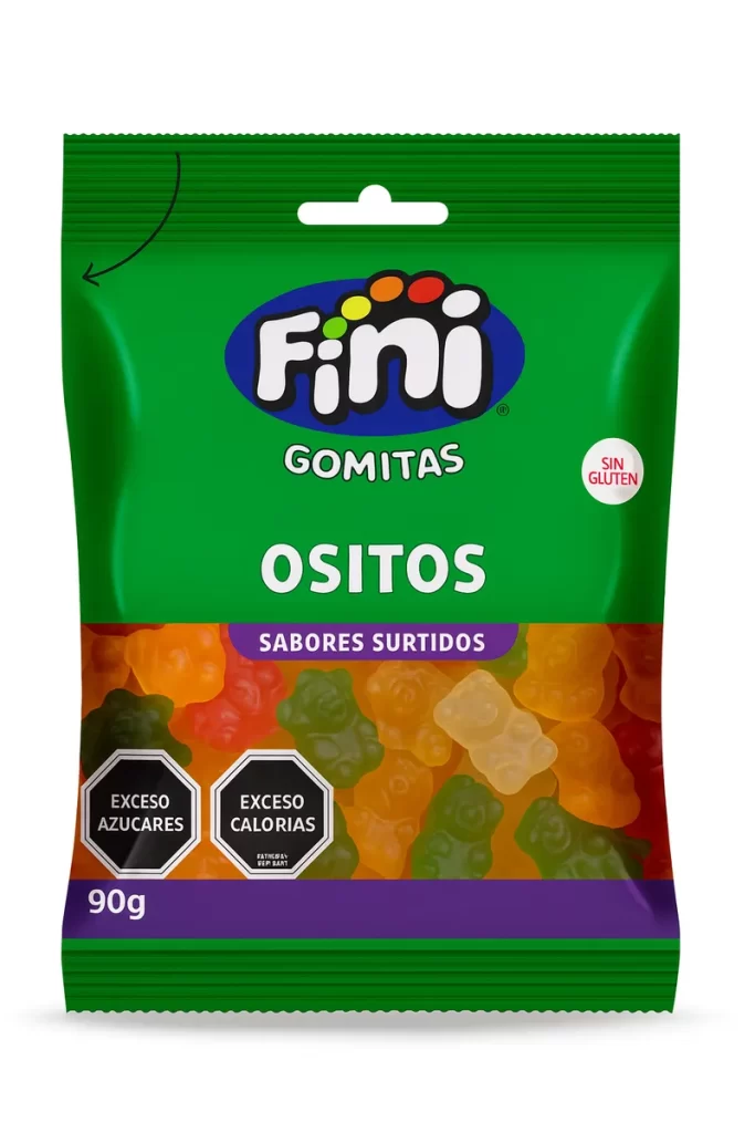 GOMITAS OSITOS DULCE FINI 90GX12