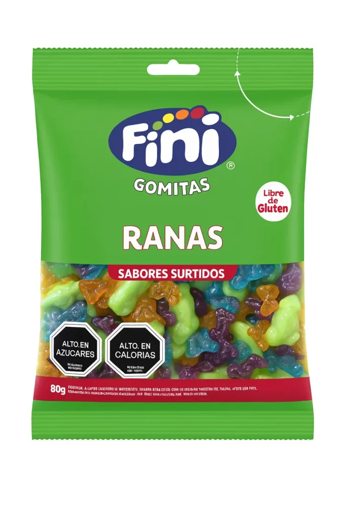 GOMITAS RANAS FINI 80GX12